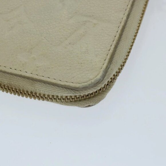 LOUIS VUITTON Empreinte Portefeuille Secret Ron Wallet White M93437 Auth 69536 - Picture 8 of 16